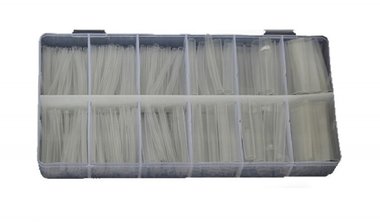 Assortiment de gaines thermoretractables Transparentes 150 pcs