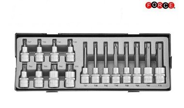 1/2 DR. Embout etoile 16 pieces