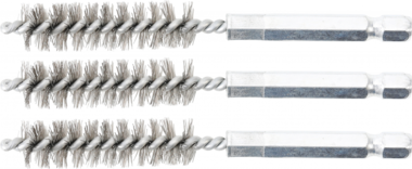 Brosse en acier 12 mm 6,3 mm (1/4) 3 pieces